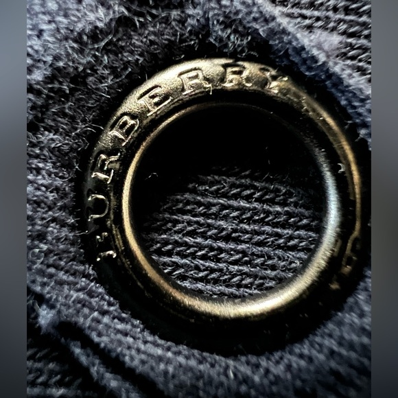 Authentic Burberry Dark Blue Hoodie (Used) – Size Small - Picture 8 of 9